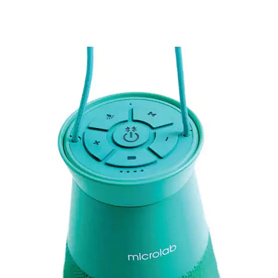 Microlab Lighthouse True Wireless Portable Green Speaker And Lantern