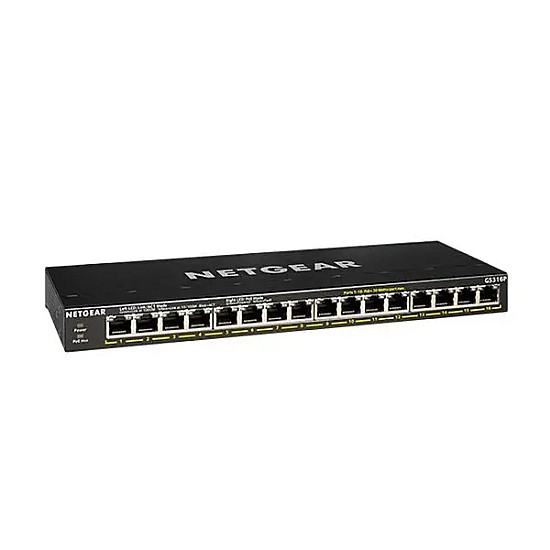 NETGEAR GS316 16-Port Gigabit Ethernet Unmanaged Switch
