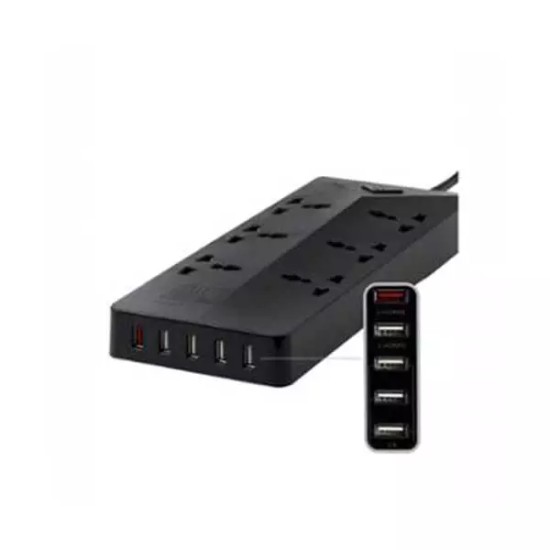 REMAX RU-S4 Aliens 6 Ports 5 USB Black Charger