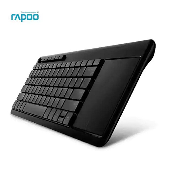 Rapoo K2600 Wireless Touch Black Keyboard with Bangla (Designed for Smart TV)