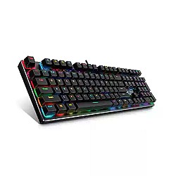 Rapoo V750RGB Alloy RGB Backlit Wired Black Mechanical Gaming Keyboard
