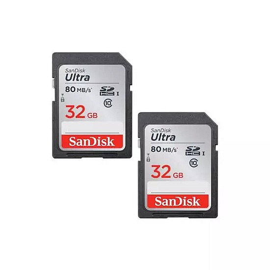 Sandisk SDSDUNC-032G-AN6IN Ultra SDHC Memory Card 32GB Class 10-UHS-I
