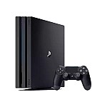Sony PS4 Pro Jet Black 1TB Gaming Console with 1x Wireless Controller and 4 in1 Game Bundle (The Last of us Remastered, Uncharted, Uncharted Collection, Uncharted 4)