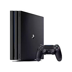 Sony PS4 Pro Jet Black 1TB Gaming Console with 1x Wireless Controller and Fortnite Game Bundle