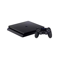 Sony PS4 Slim Jet Black 1TB Gaming Console with 1x Wireless Controller and 3 in 1 Game Bundle (Days Gone, Detroit, Rainbow Six Siege)