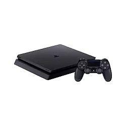 Sony PS4 Slim Jet Black 1TB Gaming Console with 1x Wireless Controller and 4 in1 Game Bundle (GTA V, Days Gone, Horizon Zero Dawn, Fortnite)