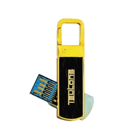 TEUTONS Solid Gold Plus 64 GB USB 31 Gen-1 Flash Drive