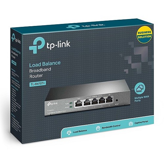 TP-Link TL-R470T+ 5-Port Load Balance Multi Wan Broadband Router