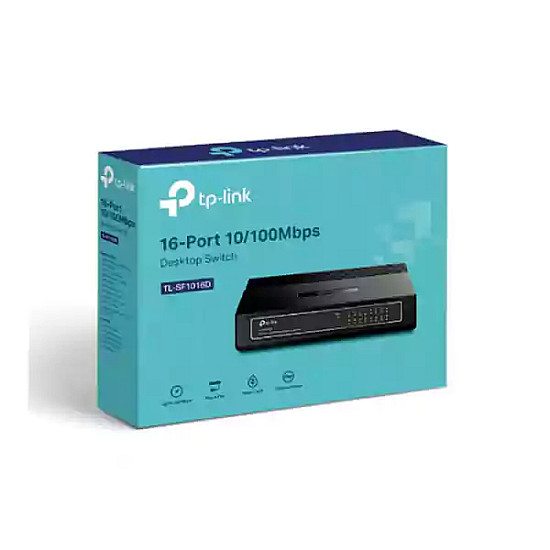 TP-Link SF1016D 16-Port 10/100Mbps Desktop Switch