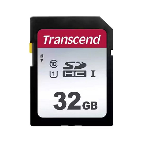 Transcend 300S 32GB SDXC-SDHC Class 10 UHS-I U1 Memory Card TS32GSDC300S