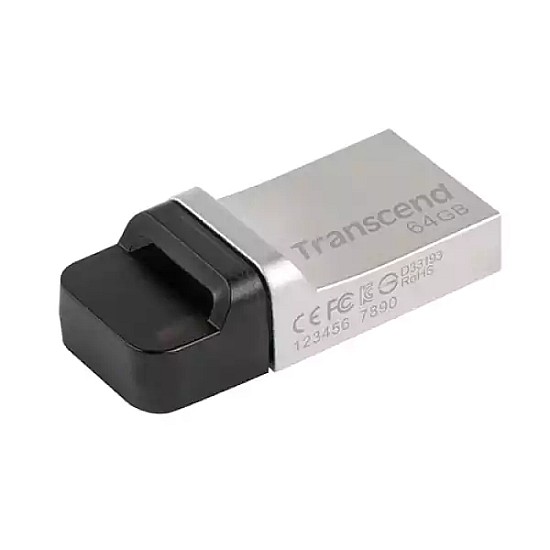 Transcend JetFlash 880 16GB Silver OTG Pen Drive