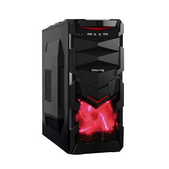 Value Top VT-76-R ATX Mid Tower Black Casing With Standard PSU