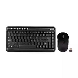 A4 Tech 3300N Black Wireless Keyboard & Padless Mouse Combo with Bangla