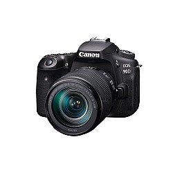 Canon EOS 90D 32.2 MP 4K WI-FI Touchscreen DSLR Camera with EF-S 18-135mm IS USM Lens
