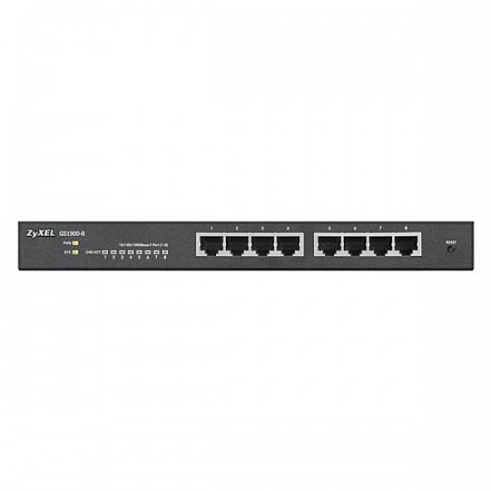 Zyxel GS1900-8 8- Smart Port GbE ROHS Managed Switch