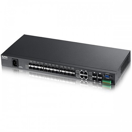 Zyxel MES 3500- 24F Switch with Four GbE 24-port FE Fiber L2 Combo Port