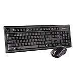 A4 Tech 3000N Black Wireless Keyboard & Mouse Combo with Bangla