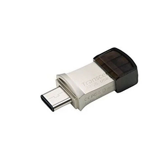 Transcend JetFlash 890S 32GB USB 3.1/Type C Silver Pen Drive