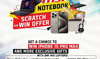 MSI Notebook Scratch and Win Offer